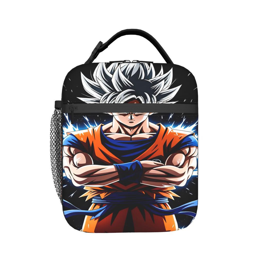 Son Goku Lunch Bag Dragons Balls Convenient Lunch Box Adult Outdoor Picnic Print Cooler Bag Cute Oxford Thermal Tote Handbags