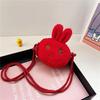 Children's Plush Rabbit Crossbody Purse - Cute Princess Handbag for Baby Girls