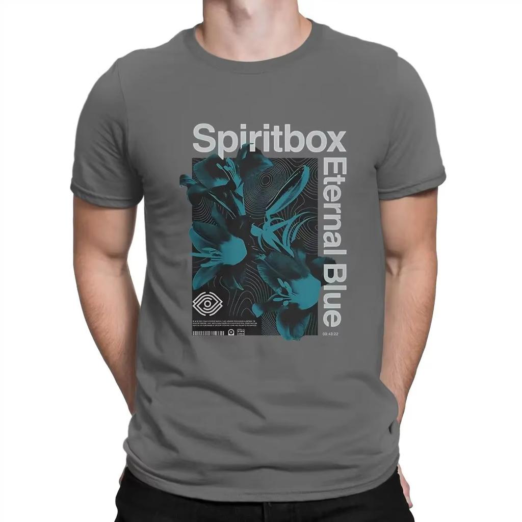 Мужская футболка Spiritbox Novelty T-shirt Футболка с коротким рукавом и круглым вырезом Футболка 100% хлопок Высококачественный топ