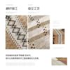 Bohemian Style Woven Table Runner Dining Decor Breathable Anti-Slip Dustproof Durable Polyester-Cotton Blend
