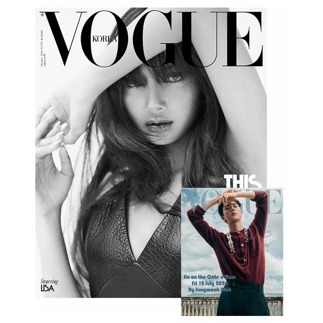 VOGUE Korea 2024 Октябрь Blackpink LISA, BTS JIN, K POP, K STAR, KFASHION, KBEAUTY