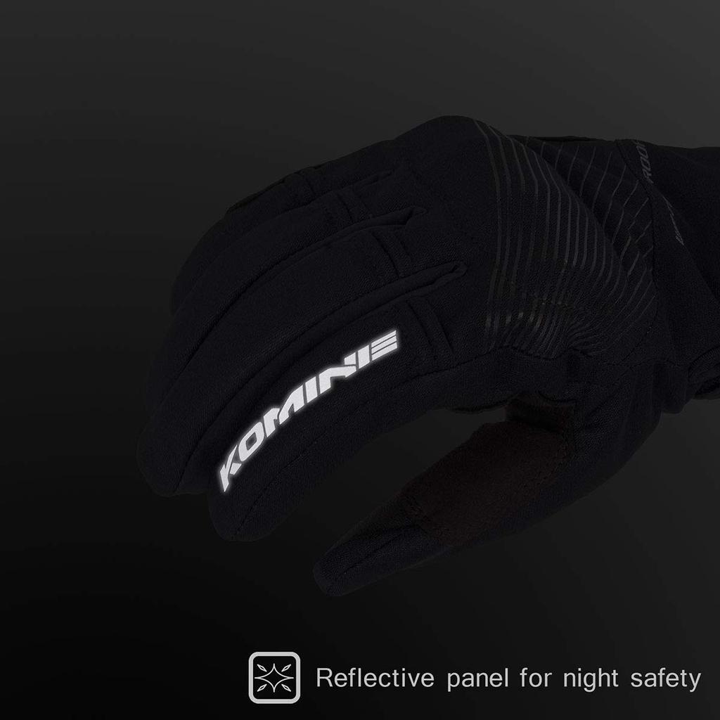 Komine Motorcycle Protective Rain Waterproof and Protective Gloves, Black, XL, GK-245 12979,