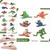 Mini Pvc Frog Model Static Animal Figurine For Kids Learning And Home Decorations
