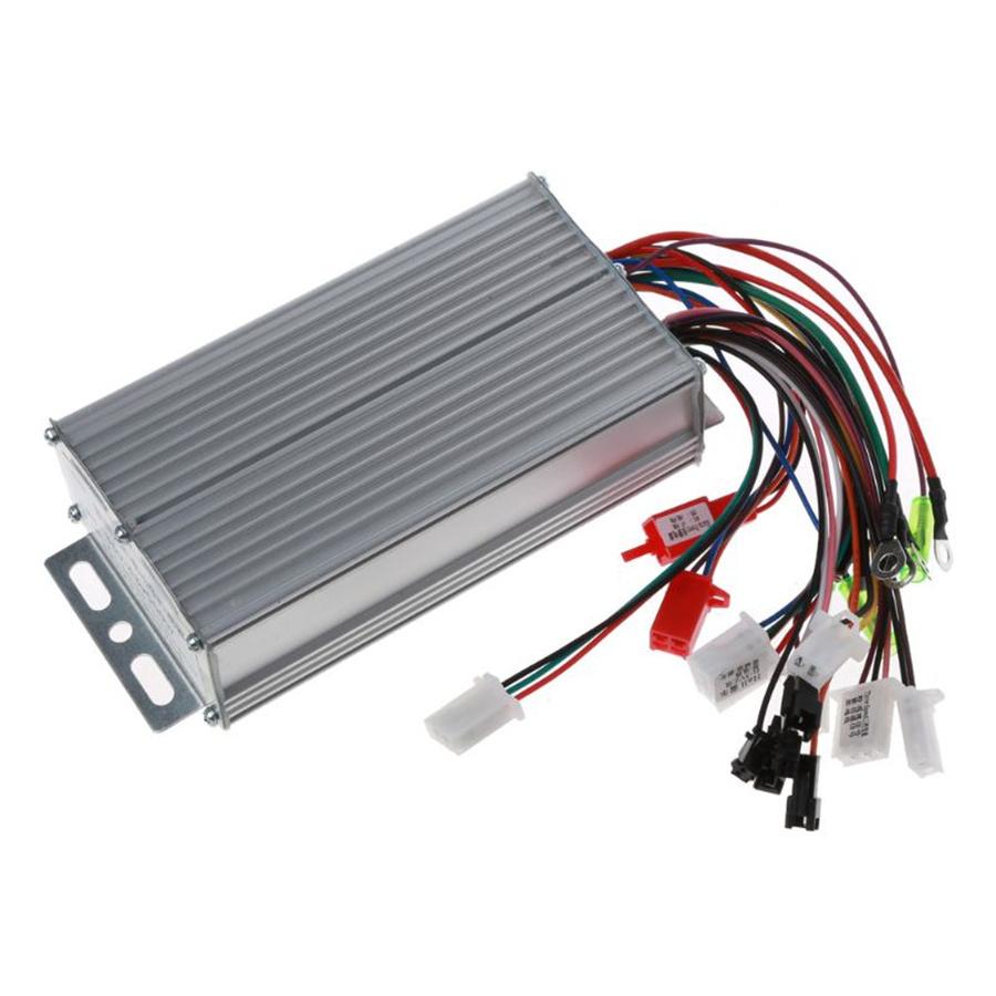 36V-48V 500W 12Pipe Wire Brushless Motor Controller for Electric Bike Tricycle Bicycle E-bike Scooter Dual Mode Sensor