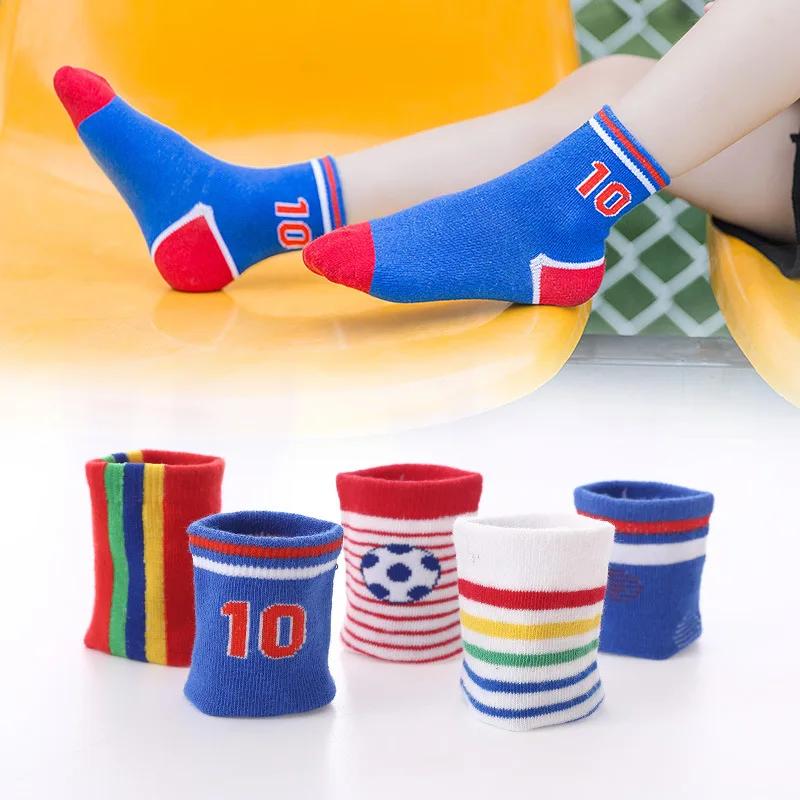 5 пар детских неувядаемых мягких детских носков из чистого хлопка с животным дизайном для девочек от 0 до 12 лет