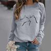 Christmas Hoodie Cute Cat 3D Printed European American Foreign Trade Clothing One Straight Hair