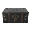 Retro Wooden Storage Box Vintage Treasure Chest Storage Box Multifunctional Decorative Box for