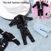 19 Styles 1/12 Dolls Clothes Accessories Hoodies PU Leather Jackets Doll Jeans Fashion Ripped Pants