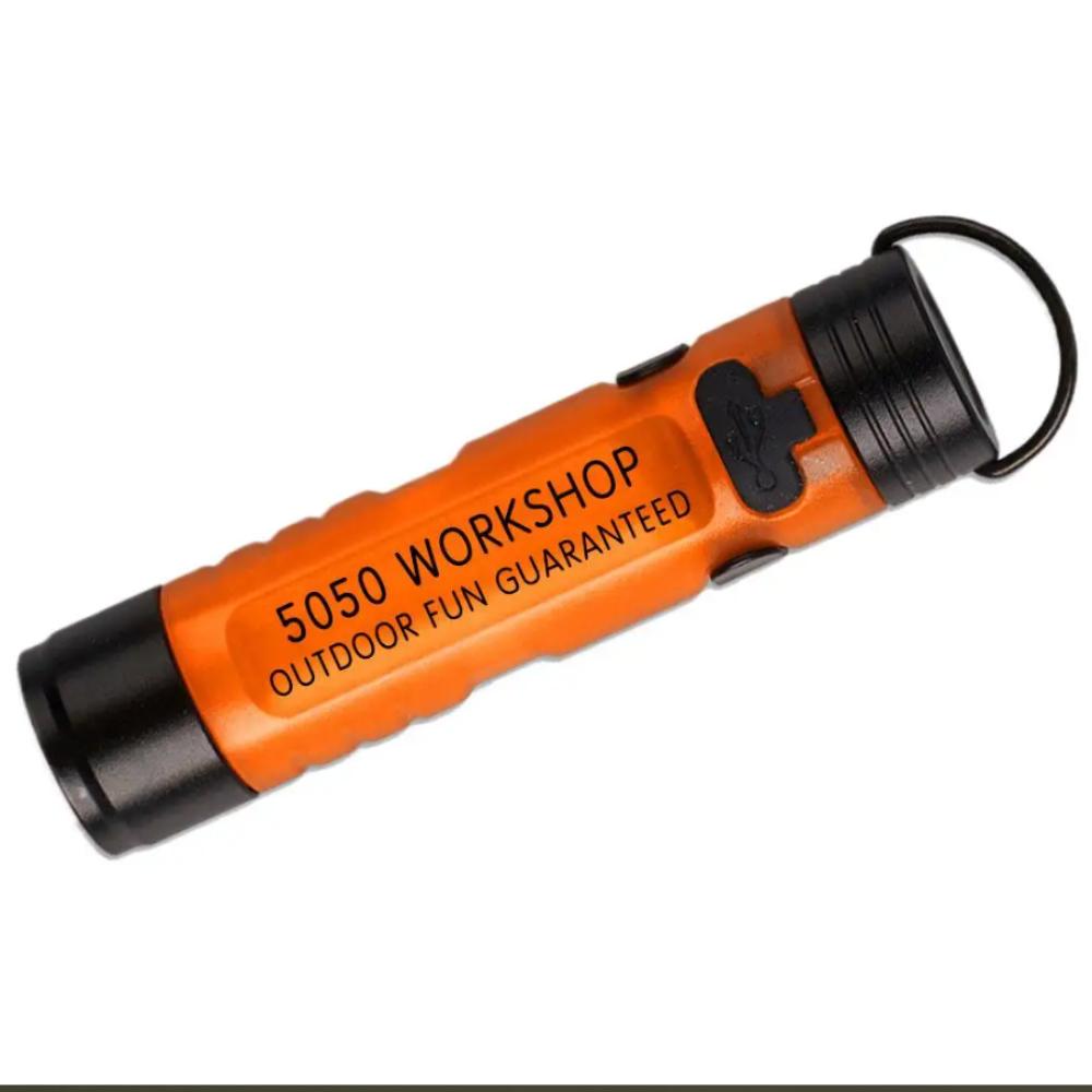 Strong Light Pocket Mini Flashlight Long Endurance Alloy LED Flashlight Key Clip Light  Night