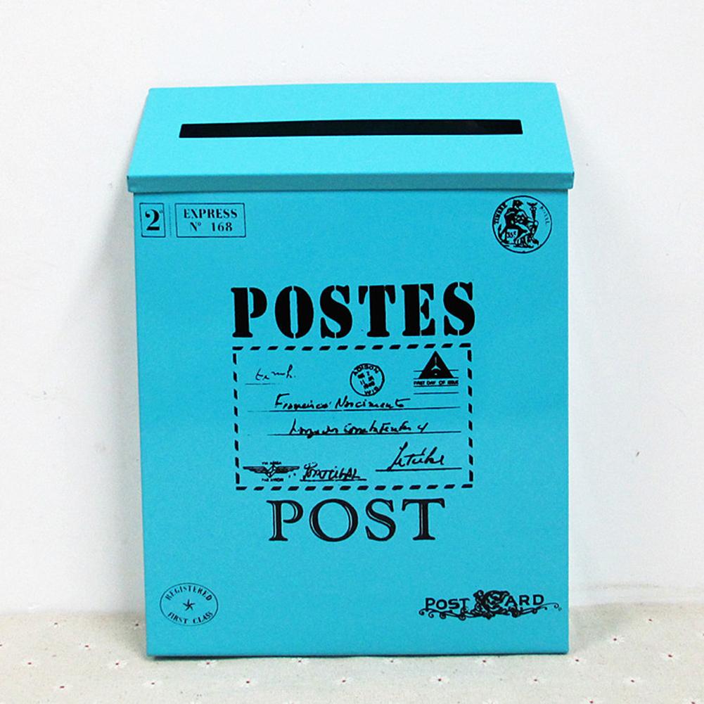 Винтажный настенный почтовый ящик почтовый ящик ретро почтовое письмо газетный ящик настенный почтовый ящик украшения ремесла фермерский почтовый ящик