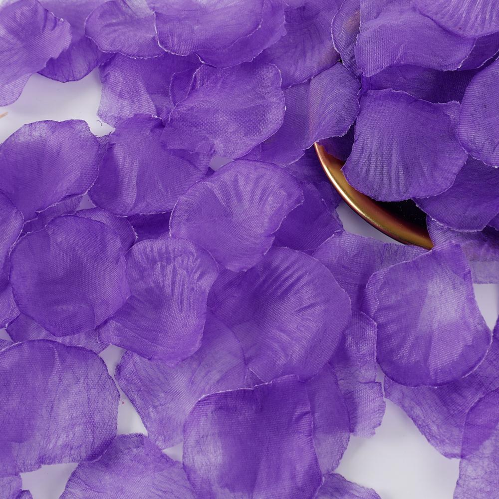 100pcs Colorful Love Romantic Warm Silk Rose Artificial Petals Wedding Party Pink Red Flower Favors Decoration Roses Supplies