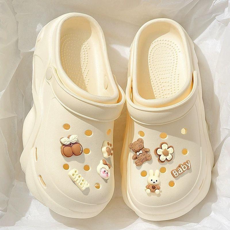 Новые летние женские Crocs 2025: Поддержка свода стопы, Толстая подошва, Внешний слой из ЭВА, Нескользящая, Мягкая подошва.