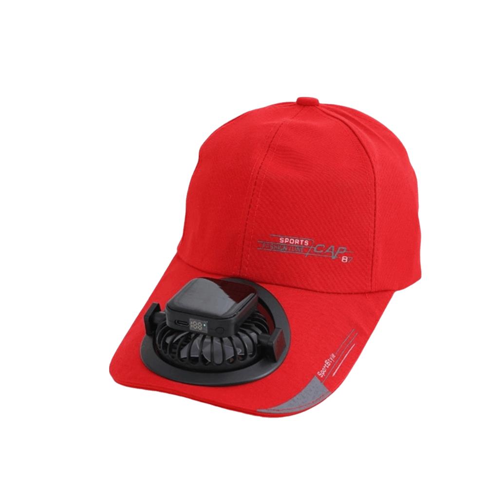 Breathable Solar Cooling Fan Hat Built-in Fan Fan Hat New Baseball Cap Outdoor