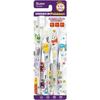 Toothbrush for Elementary School Students 6-12 Years Soft Clear 3 Pieces Pokemon 23N 15.5cm TBCR6T-A
