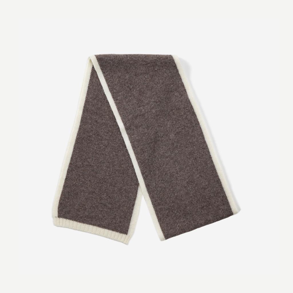 Knitted 100% Wool Scarf Women'S Winter Premium Scarf Simple Warm Shawl