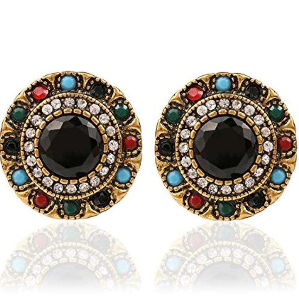 Серьги из латуни и серебра с оксидированием для женщин и девочек, стильная, модная эксклюзивная коллекция, 100% приятный для кожи продукт для сережек