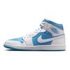Jordan Air  1 Mid Se Баскетбольные тренировочные кроссовки Детские кроссовки Синий Белый EZ2142-114_20250522105320