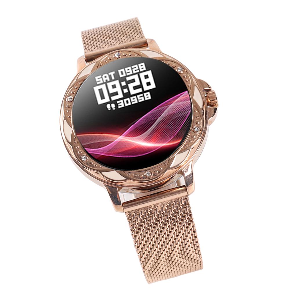 Фитнес-трекер для женщин, 1,2-дюймовый сенсорный экран, мониторинг сна, подсчет калорий, мобильный телефон