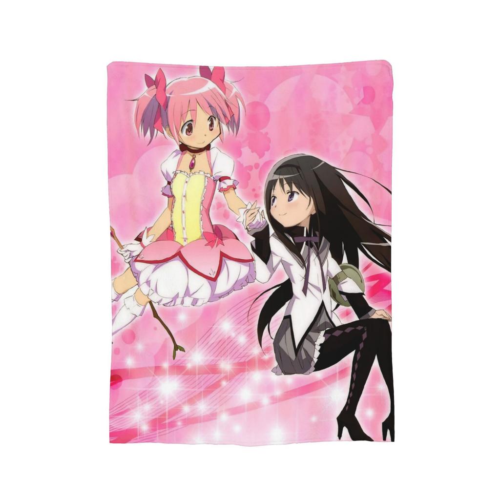 Кюбей Puella Magi Madoka Magica Милый Коралловый флис Плюшевый Плед Аниме Одеяло для кровати Спальни Ультрамягкое Покрывало,