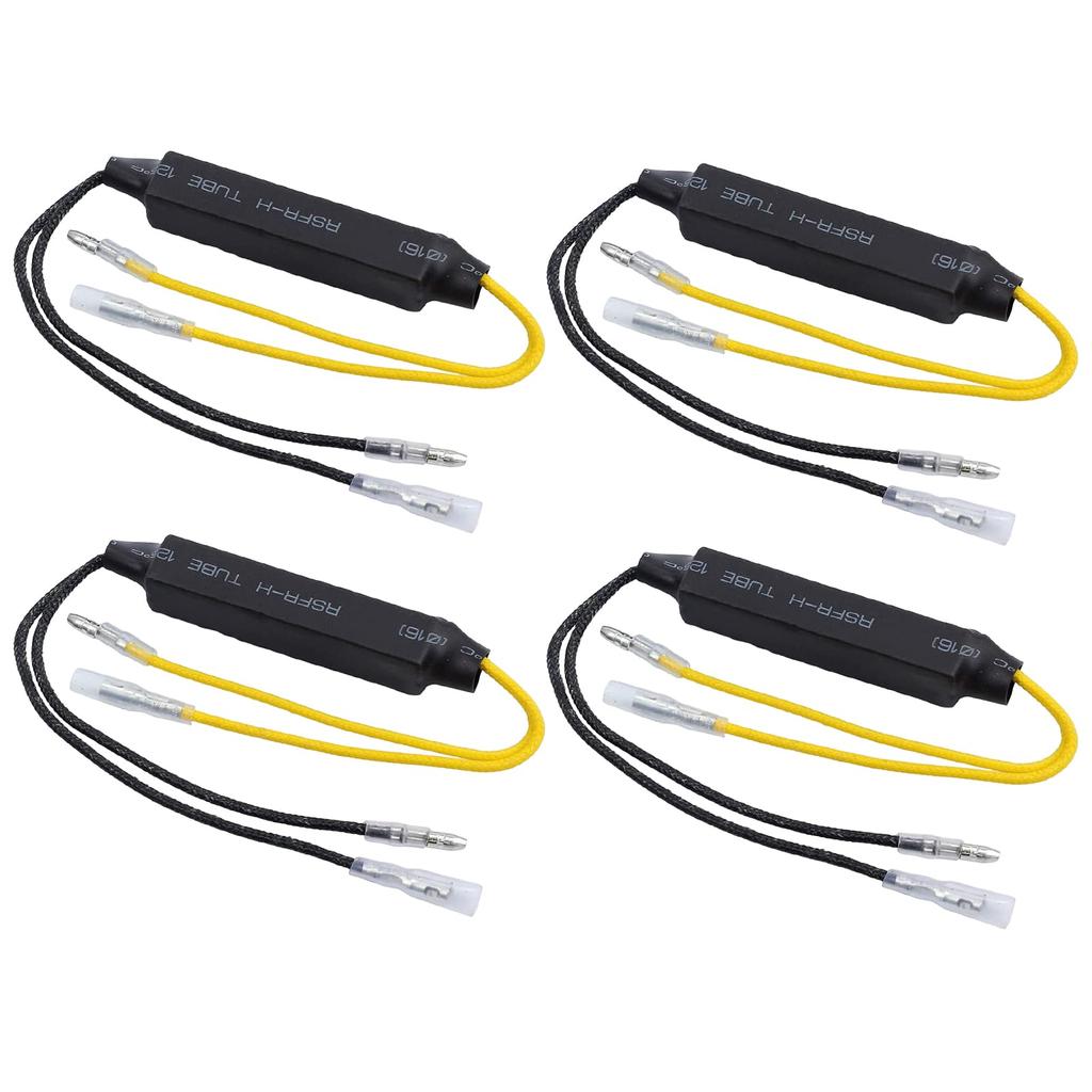 YFFSFDC Motorcycle Motorcycle LED Turn Signal Resistor 21W Anti-Hifra Resistor Canceller Decoder Universal 4pcs