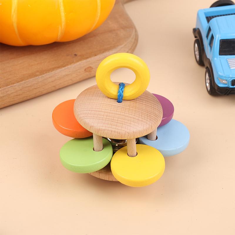 Детский ручной звонящий инструмент, игрушка, деревянные музыкальные инструменты, детская погремушка, игрушки для раннего развития, игрушки для тренировки хватания