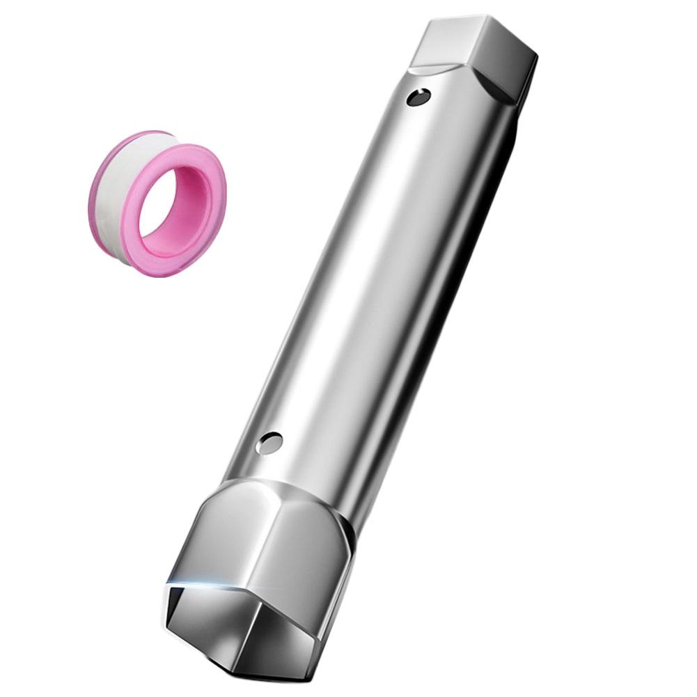 DIY Installation 34-40mm Pipe Spanner Double Head Pipe Wrench Socket Effortless Operation Rust Resistant Versatile Application