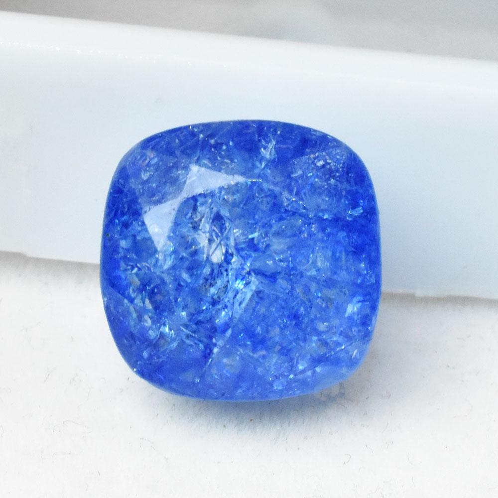 Flawless NATURAL Sapphire 7.60 Ct SQUARE Cushion Cut Loose Gemstone