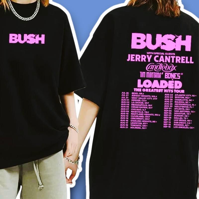 PREMIUM QUALITY! Bush Loaded The Greatest Hits Tour Unisex T-Shirt All Size S-5X