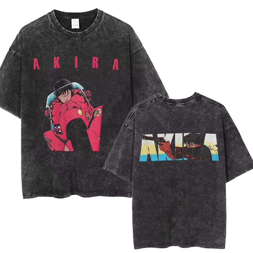 Hot Akira Neo Tokyo Print Tshirt For Men Women Clothing Breathable Short Sleeve Tee Shirts Pure Cotton Loose Soft Tshirt