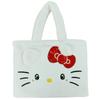 Sanrio Characters Fur Tote Bag Hello Kitty Die-Cut