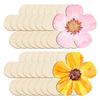 10/20pcs Unfinished Wooden Flower Discs DIY Handmade Craft Blank Wood Ornament For Birthday Party Baby Shower Wedding Decoration