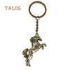 Cool Horse Key Chain Ring Solid Color Keychain Purse Bag Decor Pendant Hanging Accessories