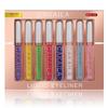 8 Color Sequin Eye Shadow Color Liquid Eyeliner Lasting Eye Shadow Eyeliner Set