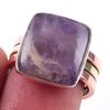 Natural Tiffany Stone Gemstone 925 Sterling Silver TwoTone Gift Ring S.7 Q4R65