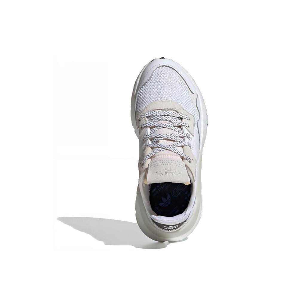 adidas Originals Nite Jogger Низкие Спортивные Повседневные Кроссовки Белый Коричневый Подростки EE6482