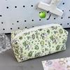 Cartoon Fruit Cat Pencil Bag Large Capacity Pencil Case Ins Style Fresh Cosmetic Bag Student Stationery Storage Pouch