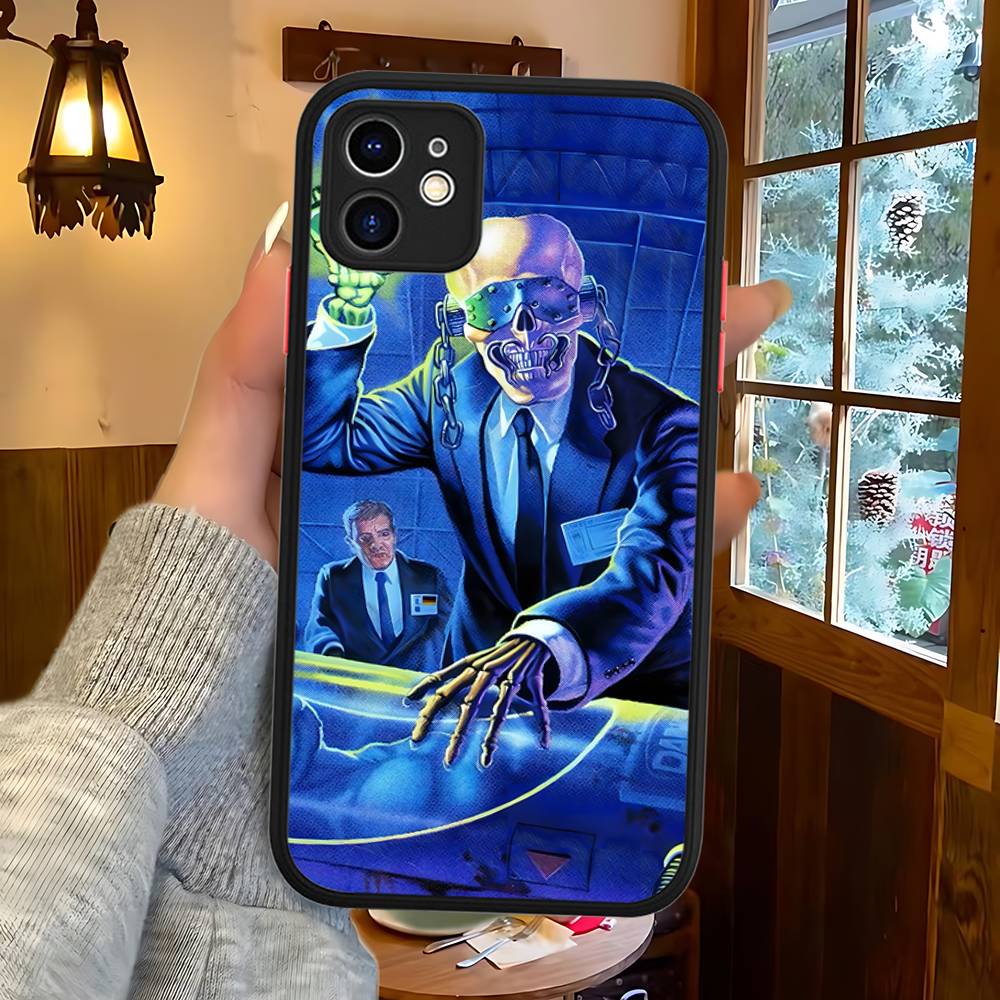 M-Megadeth Logo For IPhone 11 12 13 14 15 16 Pro Max Plus Matte Translucent Phone Cover