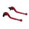 MGM Motorcycle Clutch Brake Lever Aluminum Alloy Refurbished Parts (Red, 140mm)