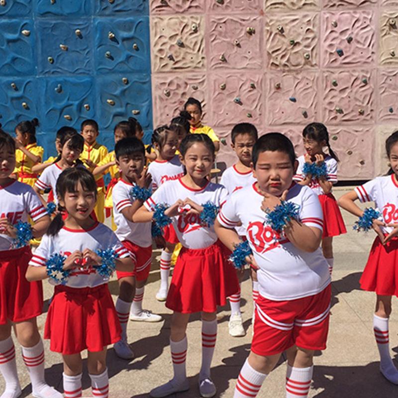 2 шт. Детские Игровые Помпоны Применяются к Спортивным Играм 27 Стилей Практичные Черлидинг Цветочный Шар Спортивные Игры Браслет