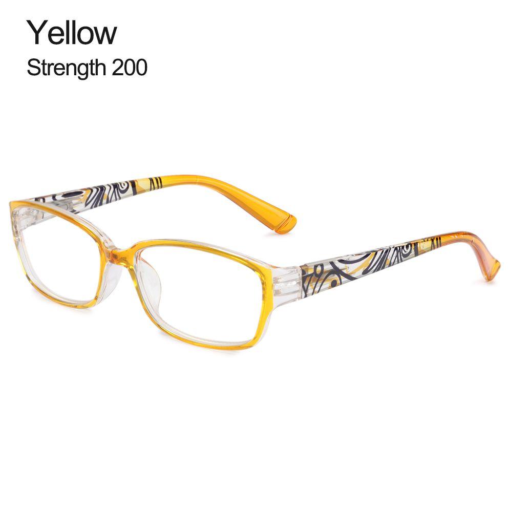 Flowers Vintage Ultra Light Frame Anti-Blue Light Eyeglasses Eye Protection Reading Glasses