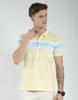 Men's Regular Fit Striped Polo T-Shirt | Half Sleeve | Collared Neck | Casual Wear T Shirt for Men's