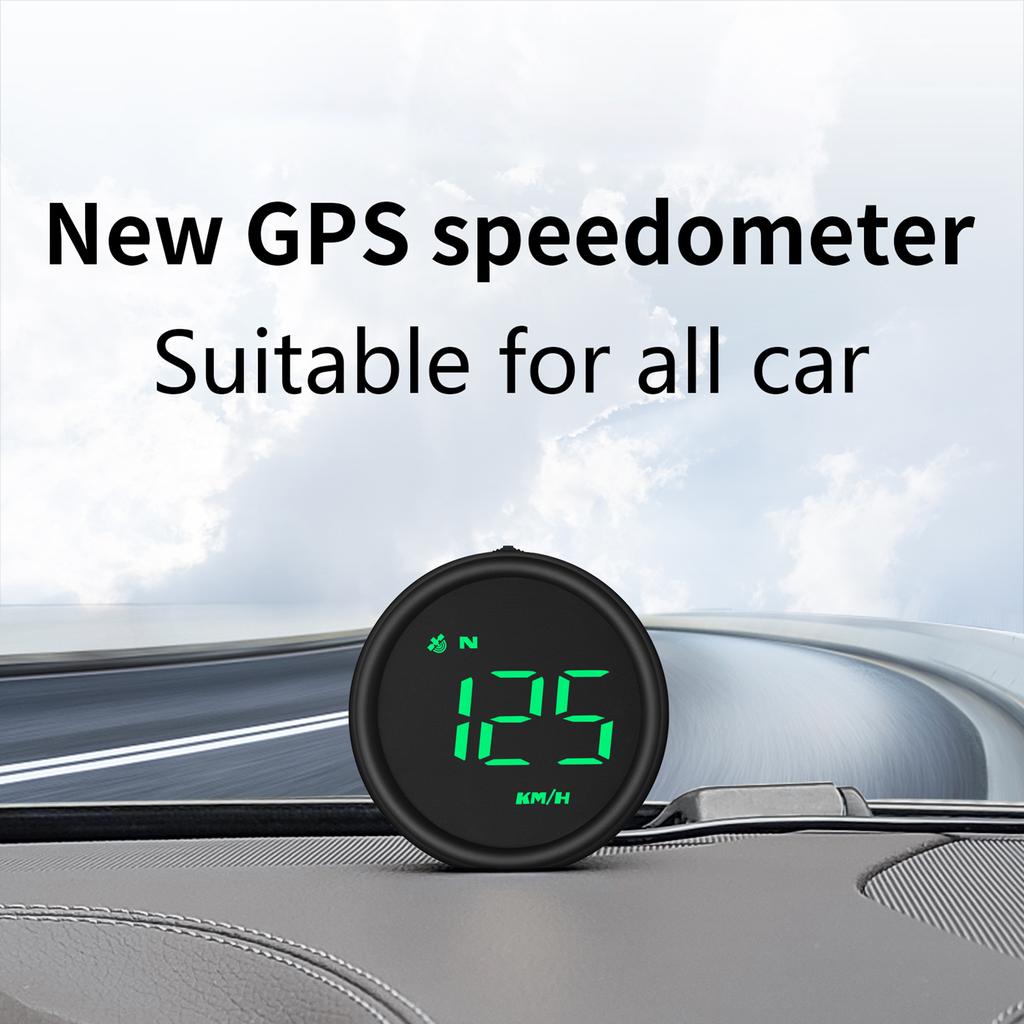 Автомобильный GPS-спидометр со скоростью, предупреждением о превышении скорости, измерением пробега, напоминанием об усталости при вождении для всех транспортных средств