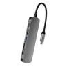 Док-станция 6 в 1 Type C USB C Hub Multiport Adapter для ноутбука MacBook Pro Air
