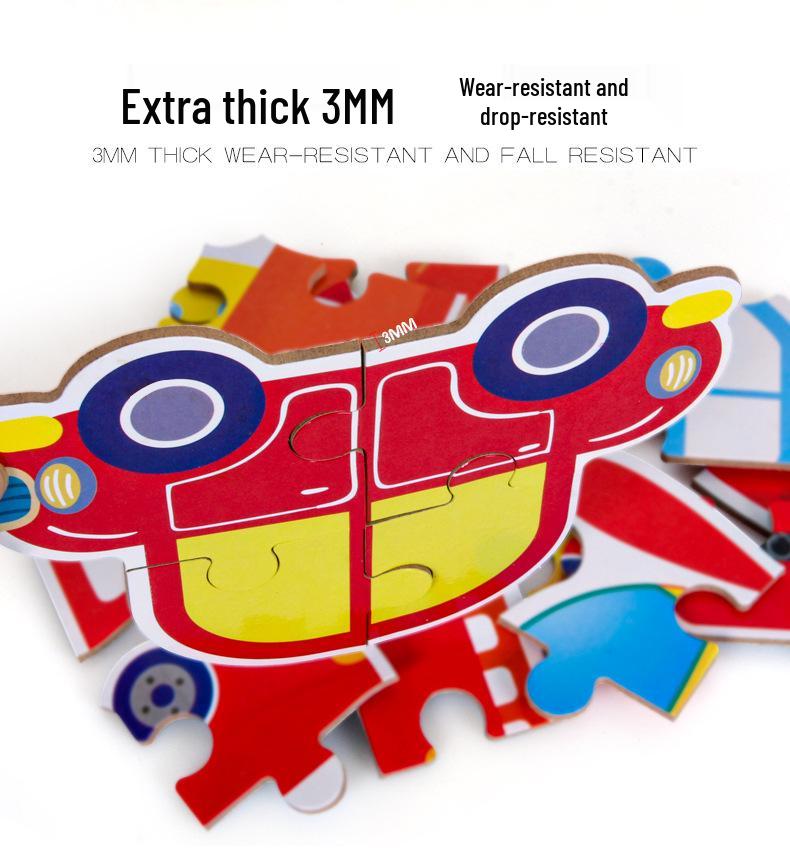 Подарочная коробка с пазлом для малышей и детей ясельного возраста с животными: Развивающая когнитивная игрушка для раннего обучения