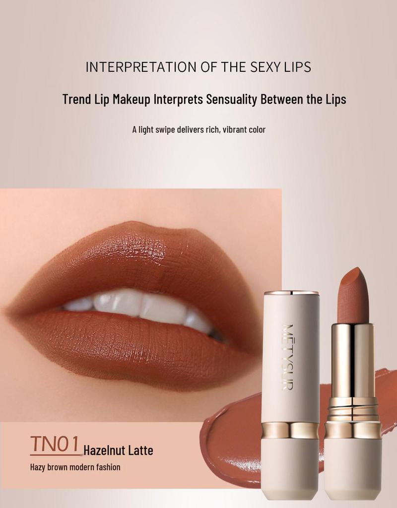 METYSUR Розовое эфирное масло белого трюфеля Увлажняющая помада длительного действия MT6061