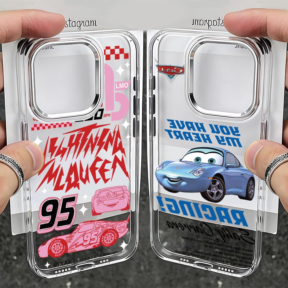 Чехол для телефона Cars L-Lightning M-McQueen для Google Pixel 10 9 8 7 8A 9A XL Pro 4G 5G Прозрачный Мягкий Силиконовый TPU Задняя Крышка