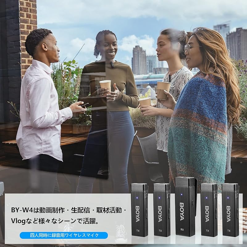 BOYA BY-W4 мини портативный всенаправленный микрофон для сбора звука беспроводной штыревой микрофон беспроводной петличный микрофон микрофон мгновенный