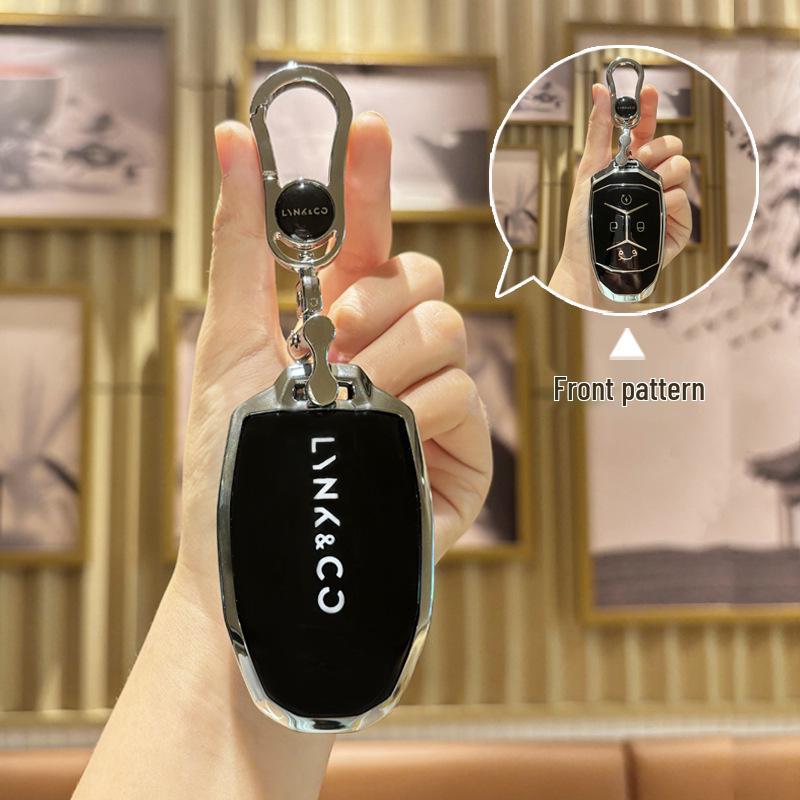 Чехол для ключа Lynk&Co: Мультяшная мода для моделей 01, 02, 03 – Высококачественная сумка для ключей от машины для мужчин и женщин (22 Дизайна)