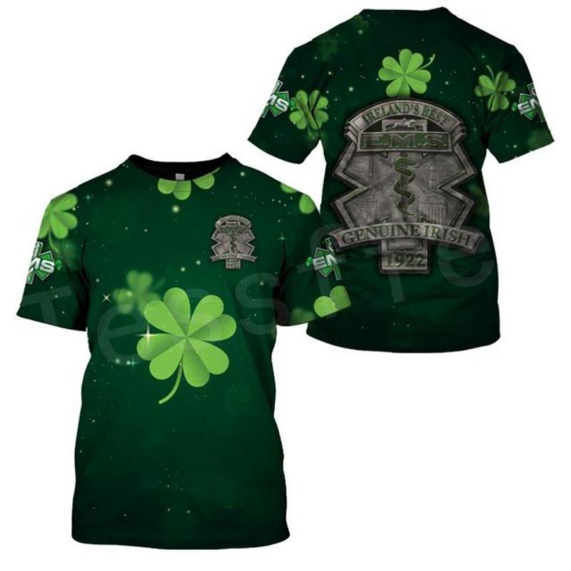 Tessffel Emergency Medical Service Technician EMT EMS Paramedic Hero Новые модные унисекс повседневные футболки с коротким рукавом с 3D-принтом s-3