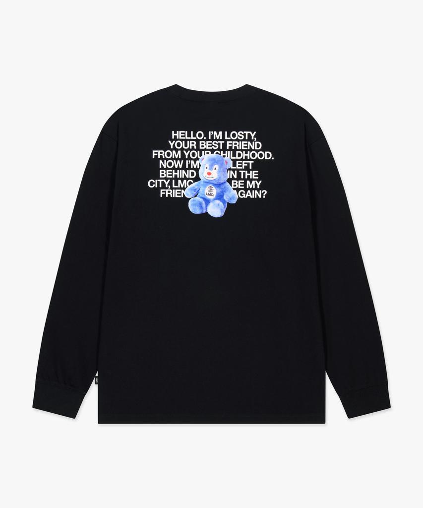 LMC Hello Losty Long Slv Tee Black